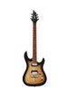 Cort KX300OPRB KX Series Electric Guitar, Open Pore Raw Burst