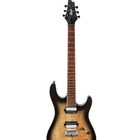 Cort KX300OPRB KX Series Electric Guitar, Open Pore Raw Burst