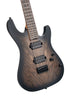 Cort KX500 Baritone Electric Guitar, Natural Black Burst