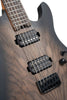 Cort KX500 Baritone Electric Guitar, Natural Black Burst