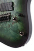 Cort KX507MSSDG KX Series Multi Scale 7 String Electric Guitar, Star Dust Green