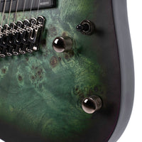 Cort KX507MSSDG KX Series Multi Scale 7 String Electric Guitar, Star Dust Green