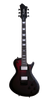 Hagstrom Krona Electric Guitar, Burnt Blood with Case
