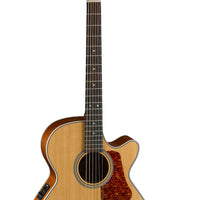 Cort L100FNS Luce Series Acoustic-Electric Cutaway Guitar, Natural Satin