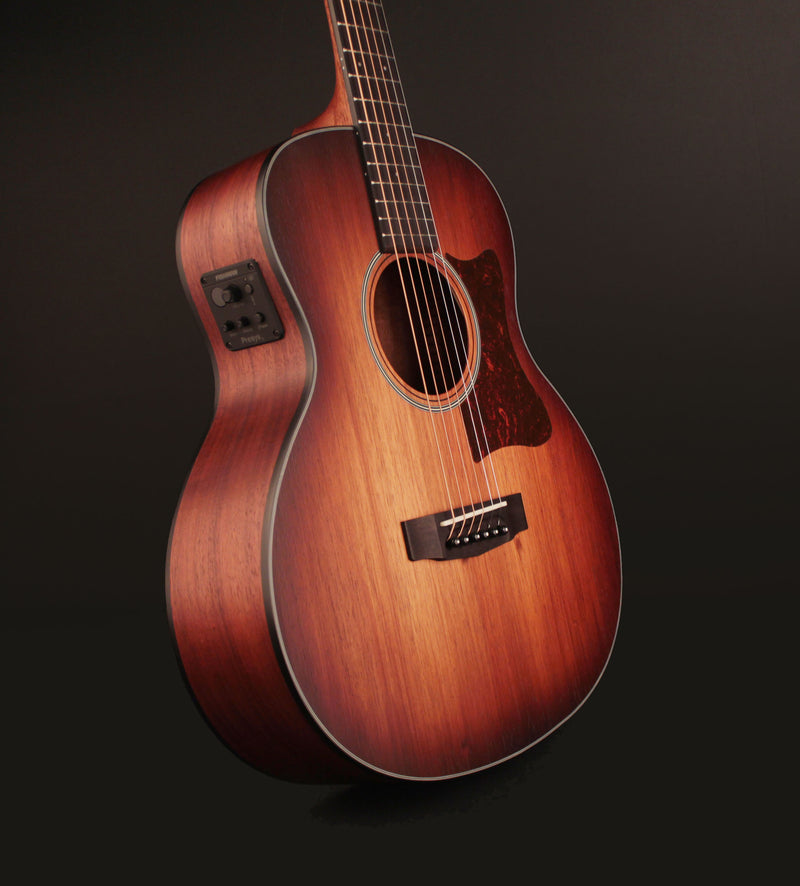 Cort Little CJ Acoustic-Electric 3/4 Jumbo Guitar, Open Pore Blackwood