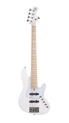 Cort NJS5WHT Elrick NJS-5 (5-String) Bass Guitar, White