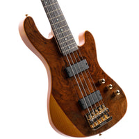 Cort RITHIMICV 5 String Bass Guitar, Natural Glossy