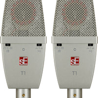 sE T1-PAIR Factory Matched Pair of T1 Large Diaphragm Condenser Microphones
