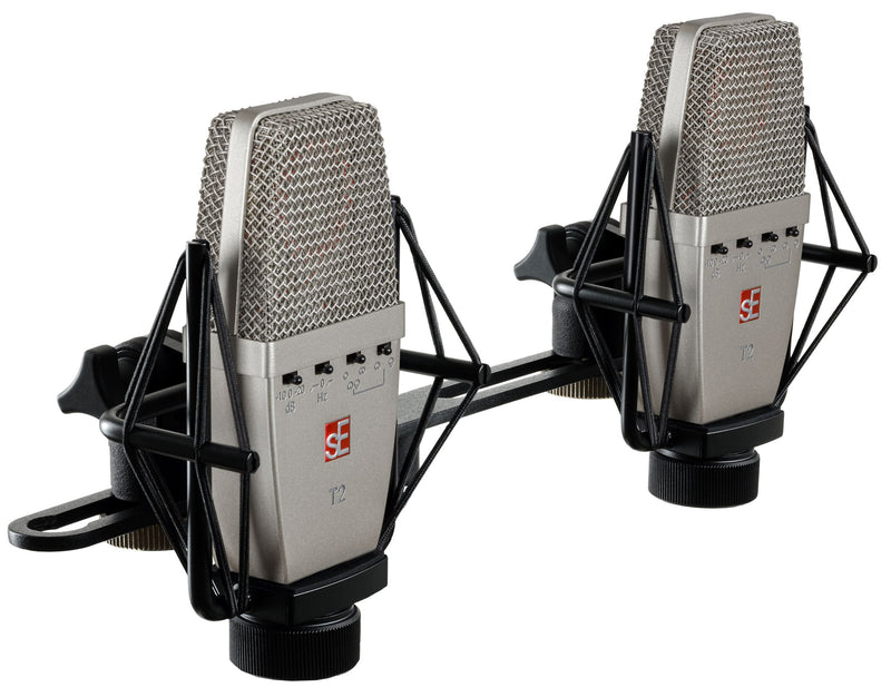 SE T2-PAIR Factory Matched Pair of T2 Large Diaphragm Condenser Microphone