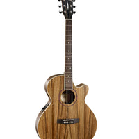 Cort SFXDAONAT SFX Series Acoustic Electric Cutaway Guitar, Natural Glossy