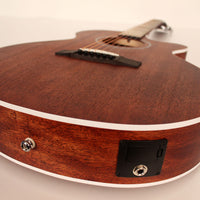Cort SFX Series Acoustic Electric Cutaway Guitar, Open Pore Mahogany