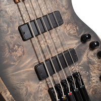 Cort SPACE5SDB Artisan Series Space 5 Bass Guitar (5 String), Star Dust Black