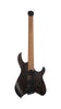 Cort Space 6GTR Multi-Scale Electric Guitar w/Gig-bag, Semi Gloss Trans Black