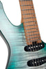 Cort Space 6GTR Electric Guitar w/Gig Bag, Semi Gloss Lagoon