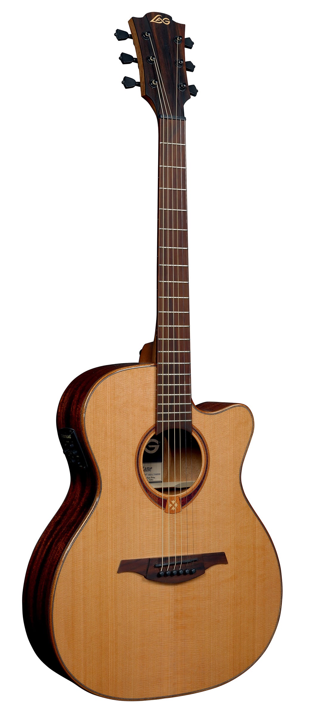 Lâg T118 ASCE Tramontane Slim Auditorium Acoustic-Electric Guitar