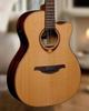 Lâg T118 ASCE Tramontane Slim Auditorium Acoustic-Electric Guitar