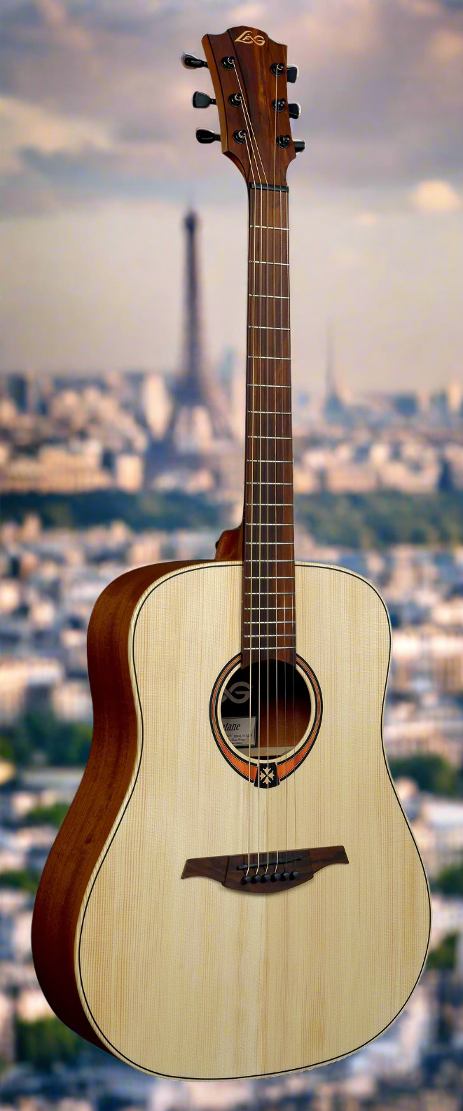 LAG T70D Tramontane Dreadnought Acoustic Guitar LAG T70D Tramontane Dreadnought Acoustic Guitar