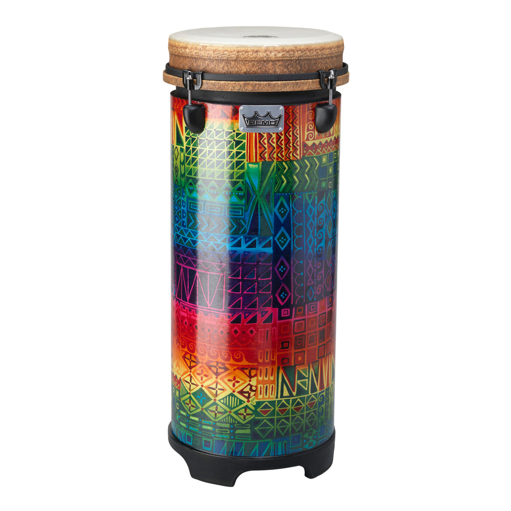 Remo TU-1110-17 Valencia 100 Series Tubano Drum Tunable, Rainbow 10"