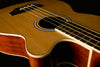 Washburn AB5 Acoustic-Electric Bass Guitar, Natural with Gig Bag