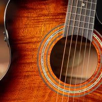 Washburn G12FCE Comfort Series Apprentice Grand Auditorium Acoustic-Electric Guitar, Sunburst