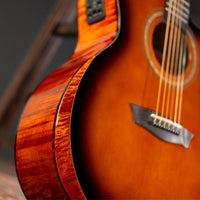 Washburn G10CE Comfort Series Apprentice Grand Auditorium Acoustic-Electric Guitar, Sunburst