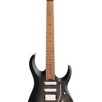 Cort X700OPBB X Series 700 Triality Electric Guitar, Open Pore Black Burst