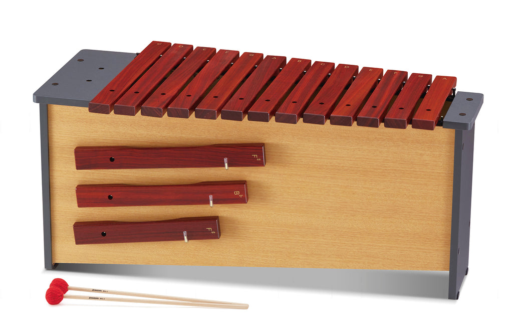 Kin Instruments Suzuki XPB-16-U Bass Xylophone with Mallets