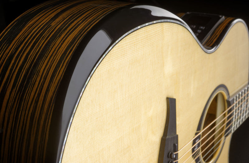Kin Instruments Lâg H2 HyVibe HV50ACE Auditorium Cutaway Acoustic-Electric Guitar