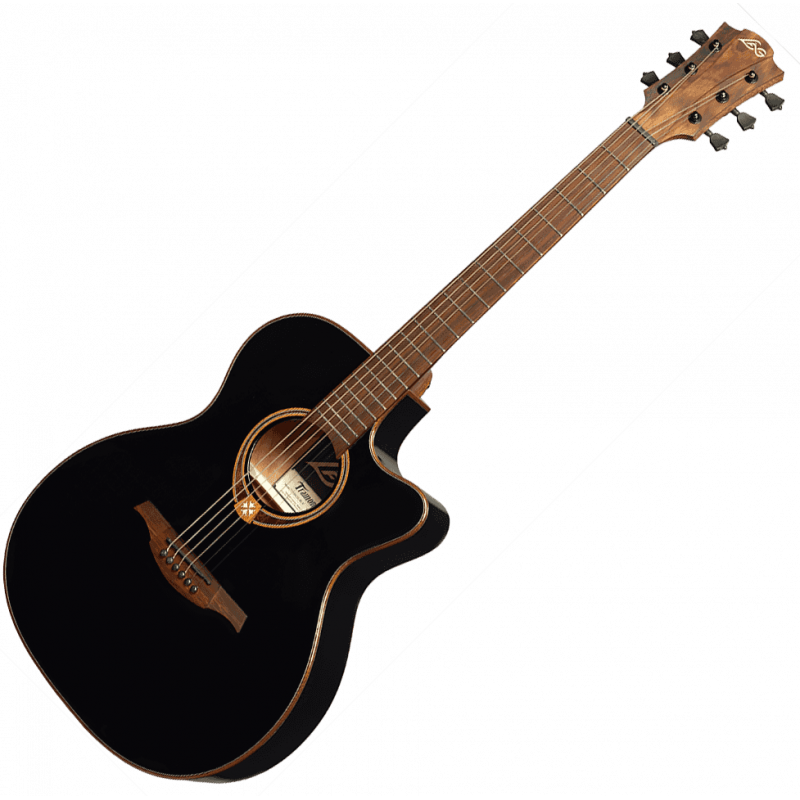 ＬＡＧ　ＧＵＩＴＡＲＳ Ｔ１１８ＡＣＥ Lâg T118ACE-BLK Auditorium Cutaway Acoustic-Electric Guitar