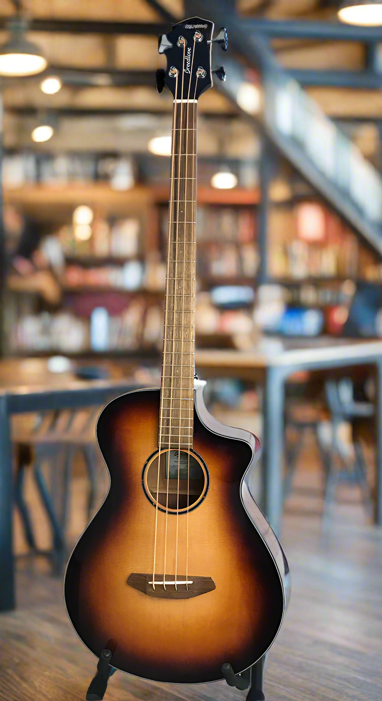 Breedlove ECO Discovery S Concert Edgeburst CE Acoustic-Electric Bass