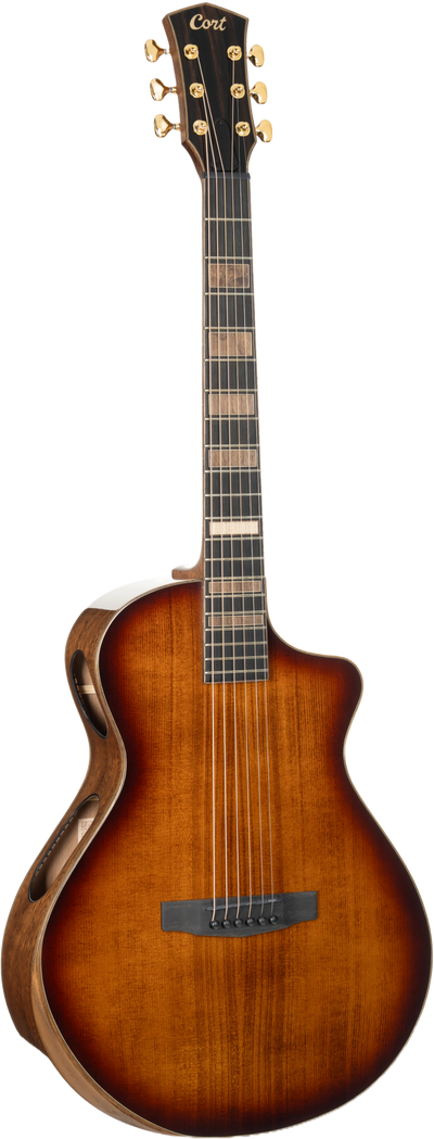 Cort MODERNBURST Masterpiece Series Modern Burst Acoustic-Electric Guitar, Burst