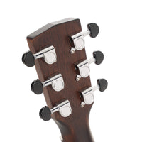 Cort EARTHGO Earth Series Go HyVibe Acoustic Electric-Guitar, Open Pore Natural with Gig Bag