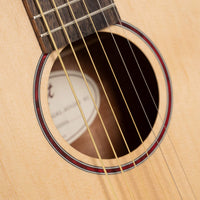 Cort EARTHGO Earth Series Go HyVibe Acoustic Electric-Guitar, Open Pore Natural with Gig Bag