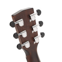 Cort EARTHGO Earth Series Go HyVibe Acoustic-Electric Guitar, Open Pore Brown Burst With Gig Bag