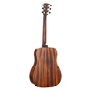 Cort EARTHGO Earth Series Go HyVibe Acoustic-Electric Guitar, Open Pore Brown Burst With Gig Bag