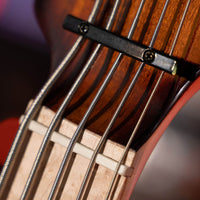 Cort GBFUSION5ABB GB Series Fusion 5 String Bass Guitar, Antique Brown Burst