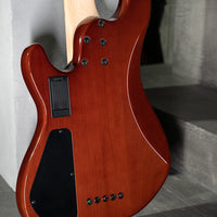 Cort GBFUSION5ABB GB Series Fusion 5 String Bass Guitar, Antique Brown Burst