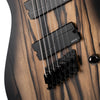 Cort KX Series Pale Moon 7-String Multi-Scale Electric Guitar, Natural Black Burst