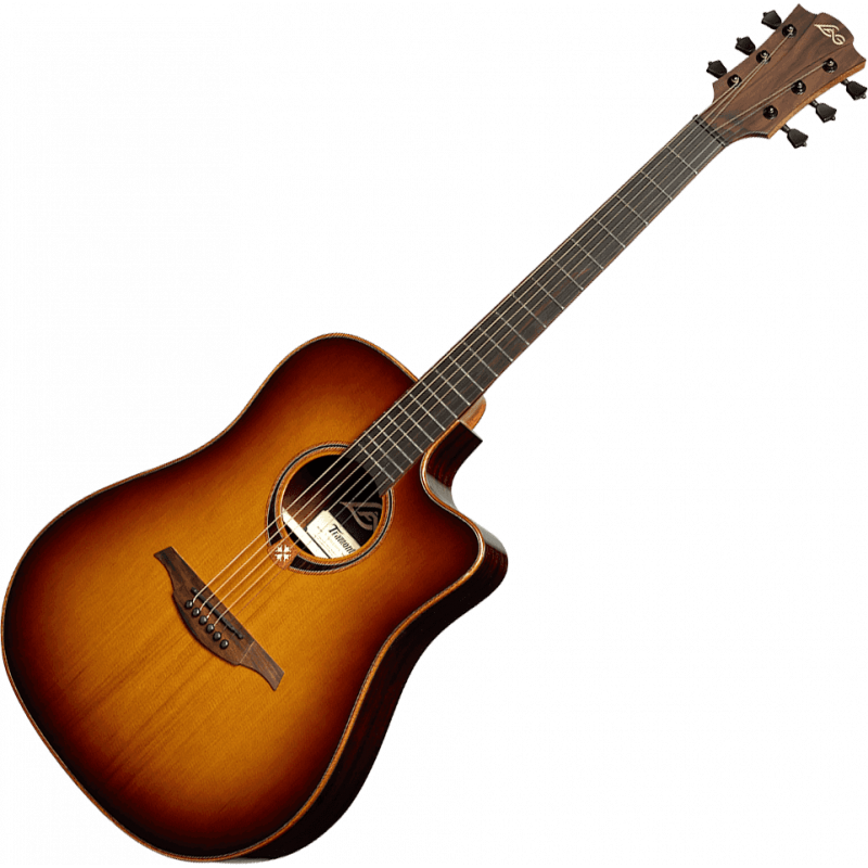 Lâg T118 Dreadnought Cutaway Acoustic-Electric Guitar