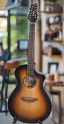 Breedlove ECO Discovery S Concert Edgeburst 12-String CE Acoustic-Electric Guitar, Sitka-African Mahogany