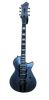Hagstrom Ultramax GT Electric Guitar, Carbonized Grey Metallic with Case