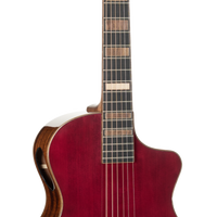Cort MODERNBURGANDY Masterpiece Series Modern Burgundy Acoustic-Electric Guitar, Burgundy