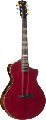 Cort MODERNBURGANDY Masterpiece Series Modern Burgundy Acoustic-Electric Guitar, Burgundy