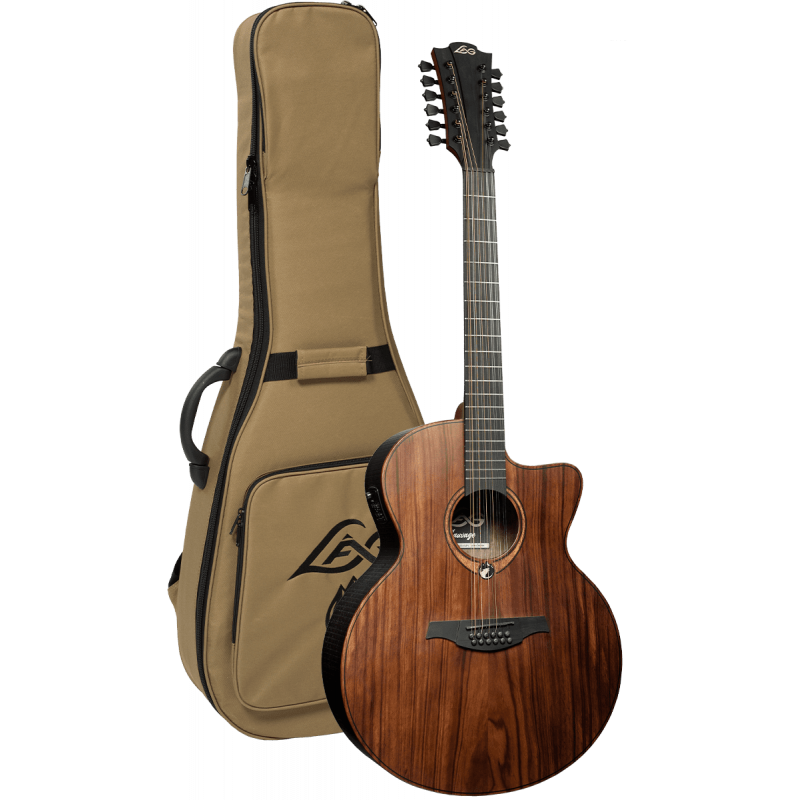 Lâg Sauvage J12CE Jumbo 12-string Acoustic-Electric Guitar