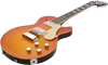 Hagstrom New Generation Swede Electric Guitar, Mandarin Burst with Case