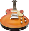 Hagstrom New Generation Swede Electric Guitar, Mandarin Burst with Case