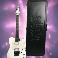 Schecter Sun Valley Super Shredder PT FR Electric Guitar Bundle With Schecter SGR-UNI Hardshell Case, Metallic White