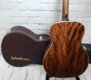 Washburn Heritage HG120SWE Acoustic-Electric Guitar with Hardshell Case, Natural