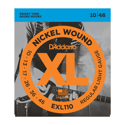 D’Addario EXL110 Electric Guitar Strings, Regular Light Gauge