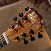 Washburn VITE S9V Bella Tono Studio Cutaway Acoustic-Electric Guitar, Gloss Charcoal Burst